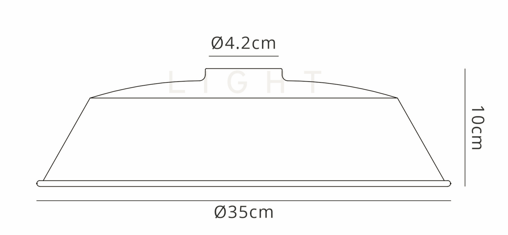 Luminosity Designs - Metal Angled Side Industrial Shade - Luminosity Designs Ltd