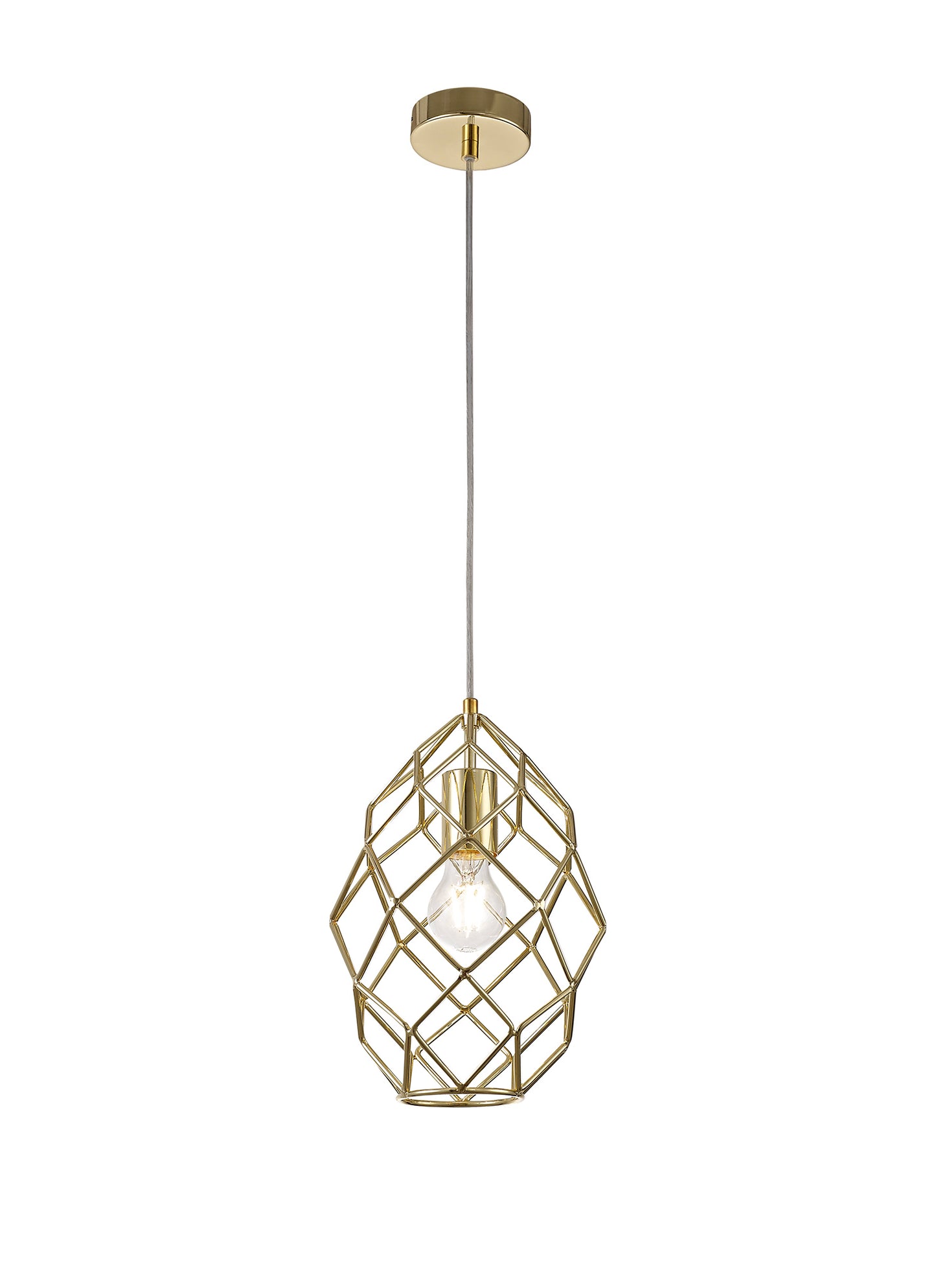 Gilt Pendant Light