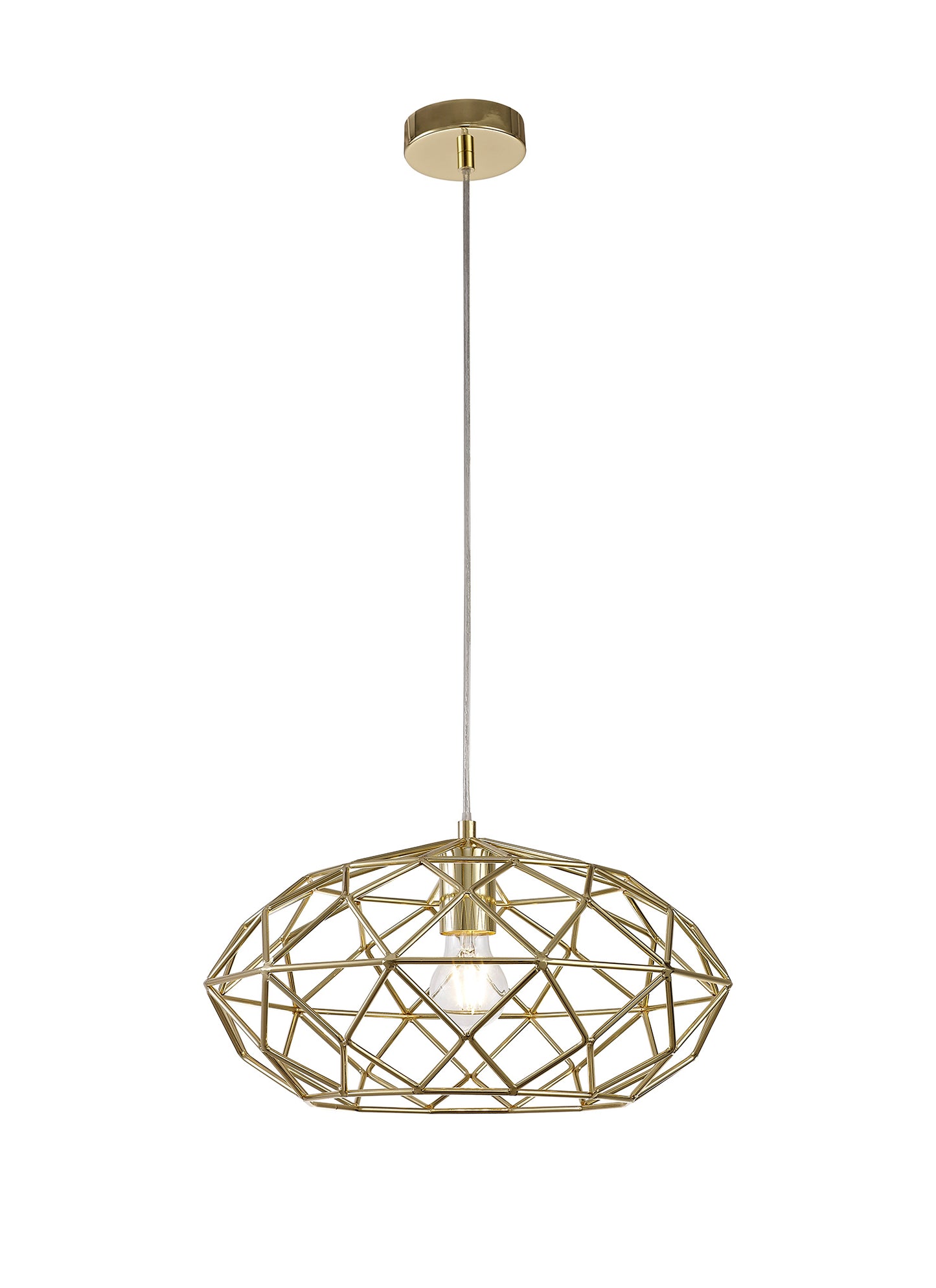 Gilt Pendant Light