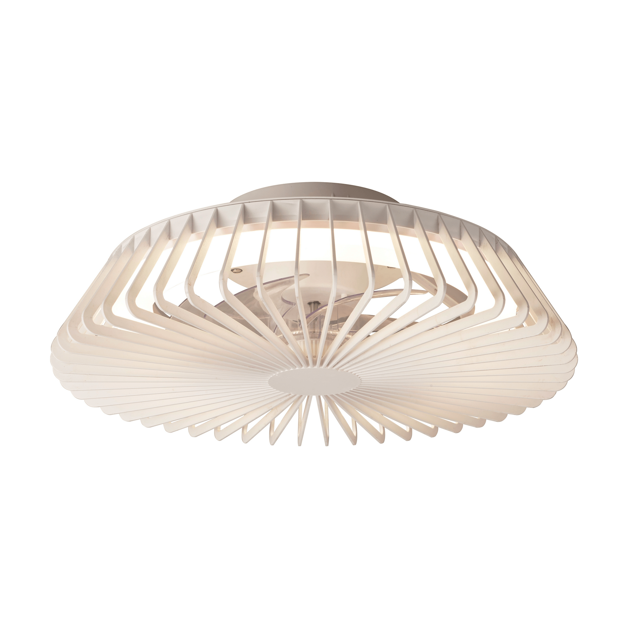 Mantra - Mini Himalaya LED Dimmable Ceiling Light With Built - In Fan - Remote Control - Luminosity Designs Ltd