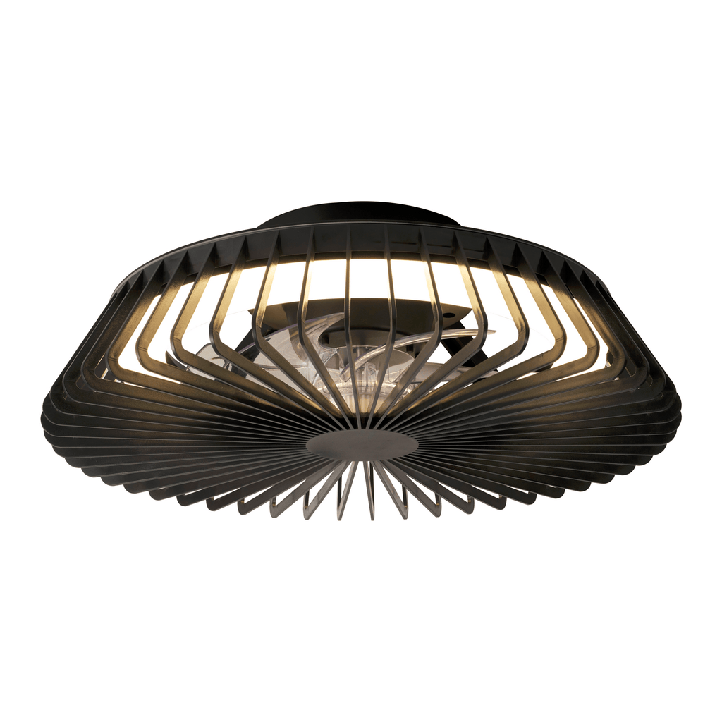 Mantra - Mini Himalaya LED Dimmable Ceiling Light With Built - In Fan - Remote Control - Luminosity Designs Ltd