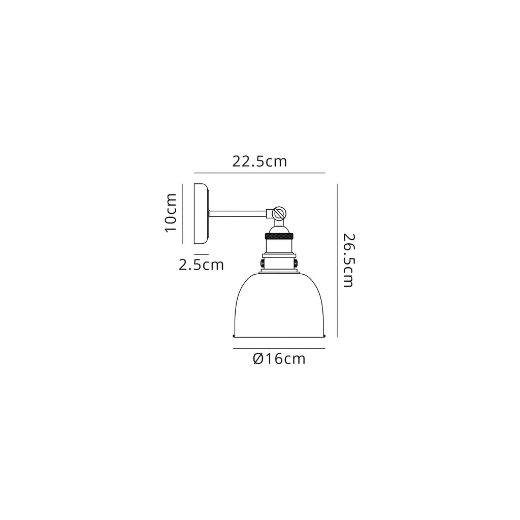Luminosity Designs - Ministry Adjustable Wall Lamp - Luminosity Designs Ltd
