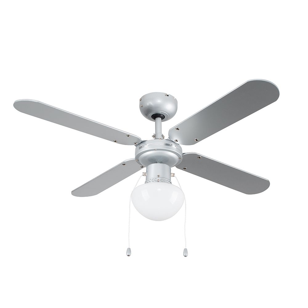 LSE - Mirage Pull Cord Ceiling Fan With Light - Luminosity Designs Ltd