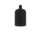 Luminosity Designs - Modern Metal Pendant Lampholder With Shade Ring - Luminosity Designs Ltd