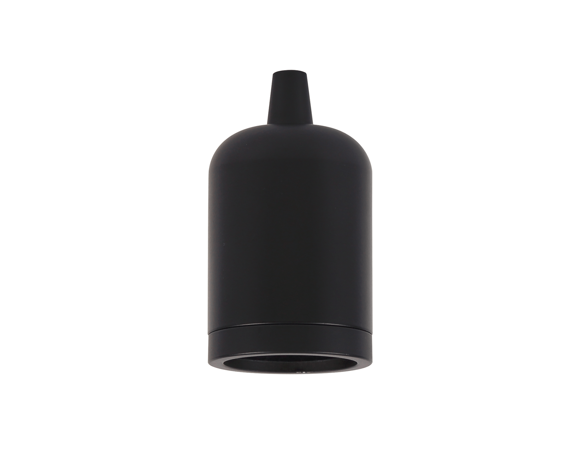 Luminosity Designs - Modern Metal Pendant Lampholder With Shade Ring - Luminosity Designs Ltd