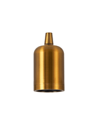 Luminosity Designs - Modern Metal Pendant Lampholder With Shade Ring - Luminosity Designs Ltd