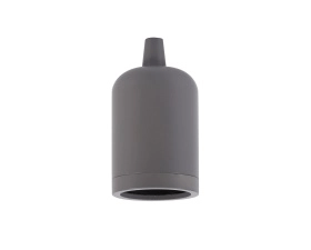Luminosity Designs - Modern Metal Pendant Lampholder With Shade Ring - Luminosity Designs Ltd