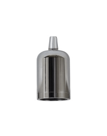 Luminosity Designs - Modern Metal Pendant Lampholder With Shade Ring - Luminosity Designs Ltd