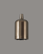 Luminosity Designs - Modern Metal Pendant Lampholder With Shade Ring - Luminosity Designs Ltd