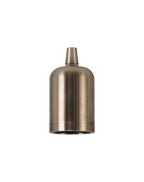 Luminosity Designs - Modern Metal Pendant Lampholder With Shade Ring - Luminosity Designs Ltd