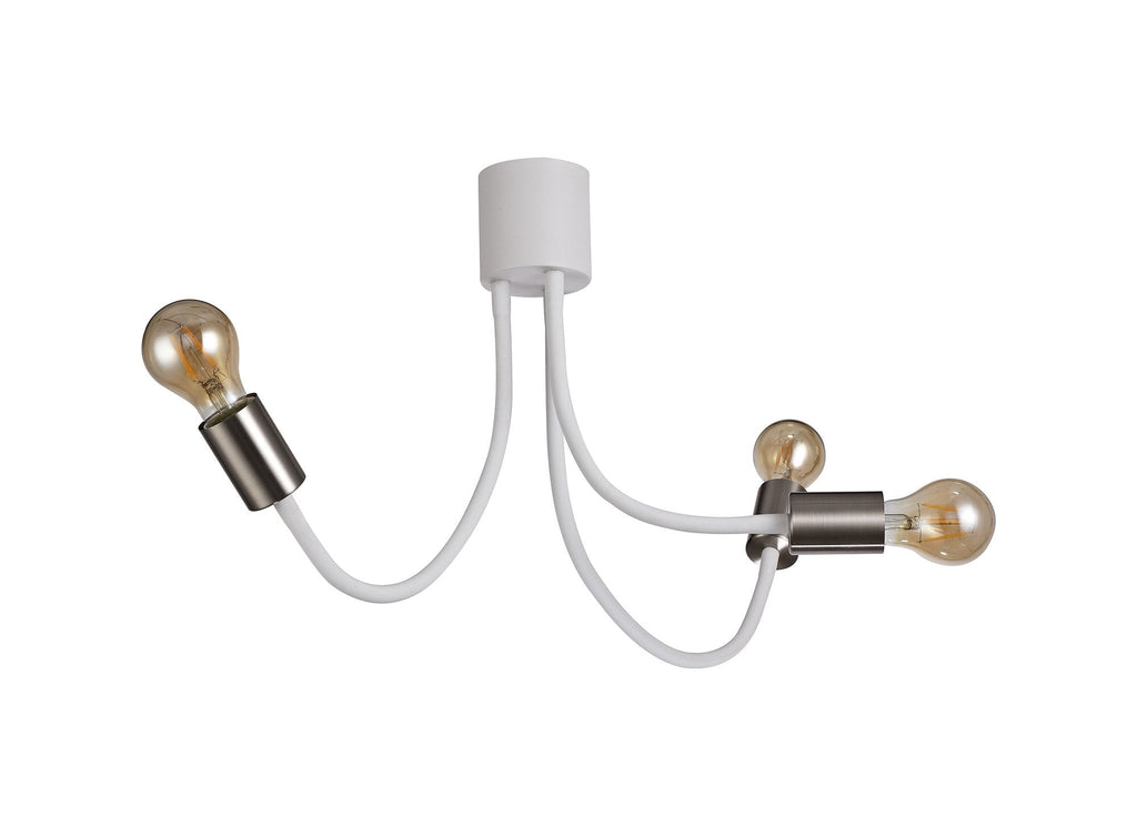 Luminosity Designs - Move Bendable Semi Flush Ceiling Light - Luminosity Designs Ltd
