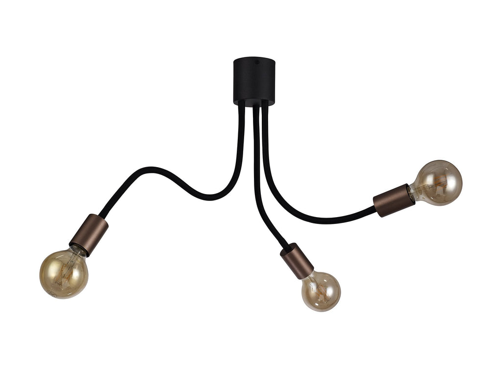 Luminosity Designs - Move Bendable Semi Flush Ceiling Light - Luminosity Designs Ltd
