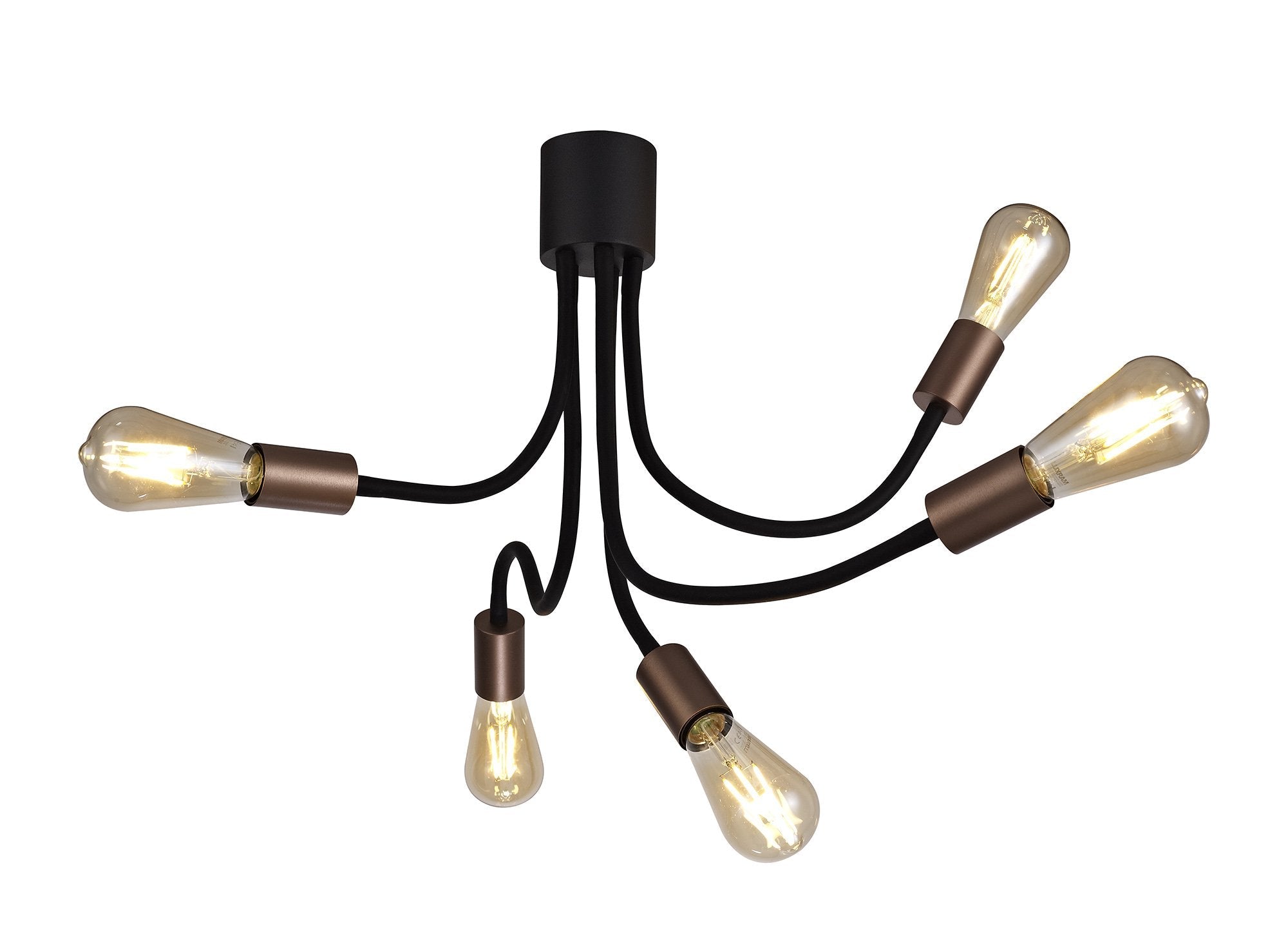 Luminosity Designs - Move Bendable Semi Flush Ceiling Light - Luminosity Designs Ltd