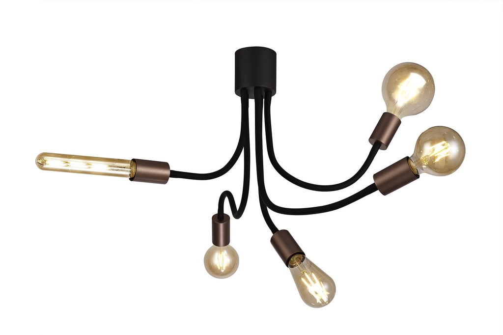 Luminosity Designs - Move Bendable Semi Flush Ceiling Light - Luminosity Designs Ltd
