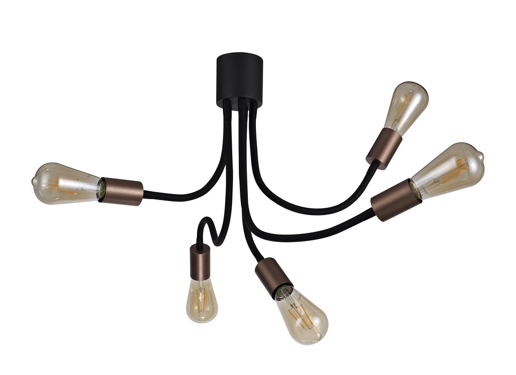 Luminosity Designs - Move Bendable Semi Flush Ceiling Light - Luminosity Designs Ltd