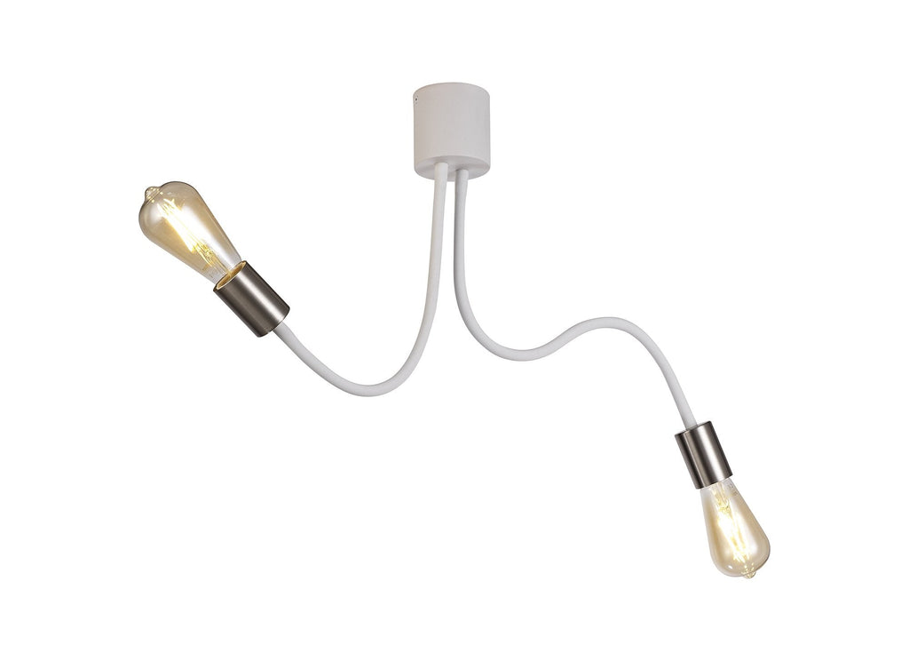 Luminosity Designs - Move Bendable Semi Flush Ceiling Light - Luminosity Designs Ltd