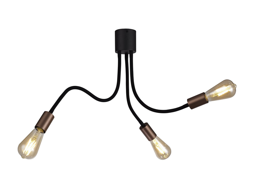 Luminosity Designs - Move Bendable Semi Flush Ceiling Light - Luminosity Designs Ltd