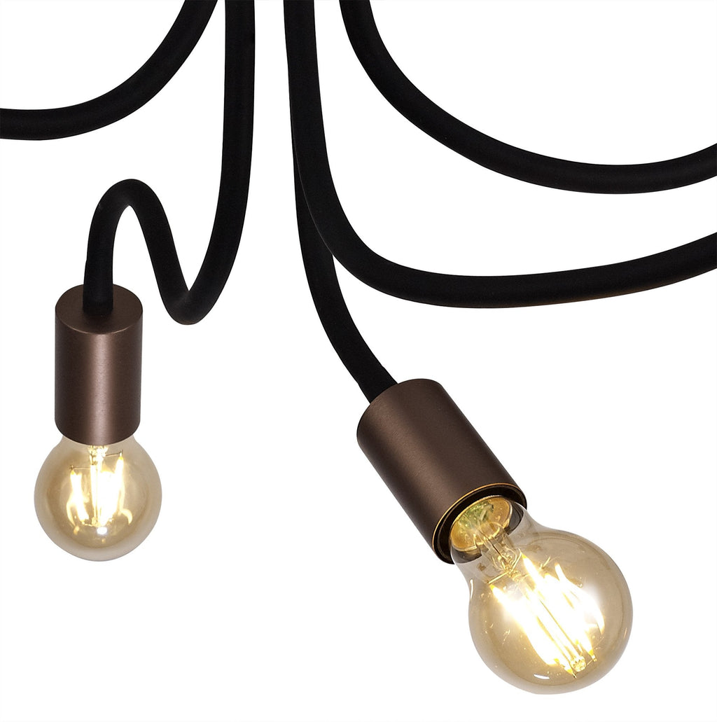 Luminosity Designs - Move Bendable Semi Flush Ceiling Light - Luminosity Designs Ltd