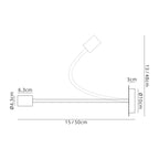 Luminosity Designs - Move Bendable Wall Light - Luminosity Designs Ltd