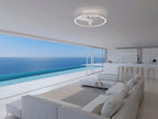 Mantra - Nature LED Dimmable Ceiling Light With Built - In Fan - Remote Control, APP Control, - Luminosity Designs Ltd