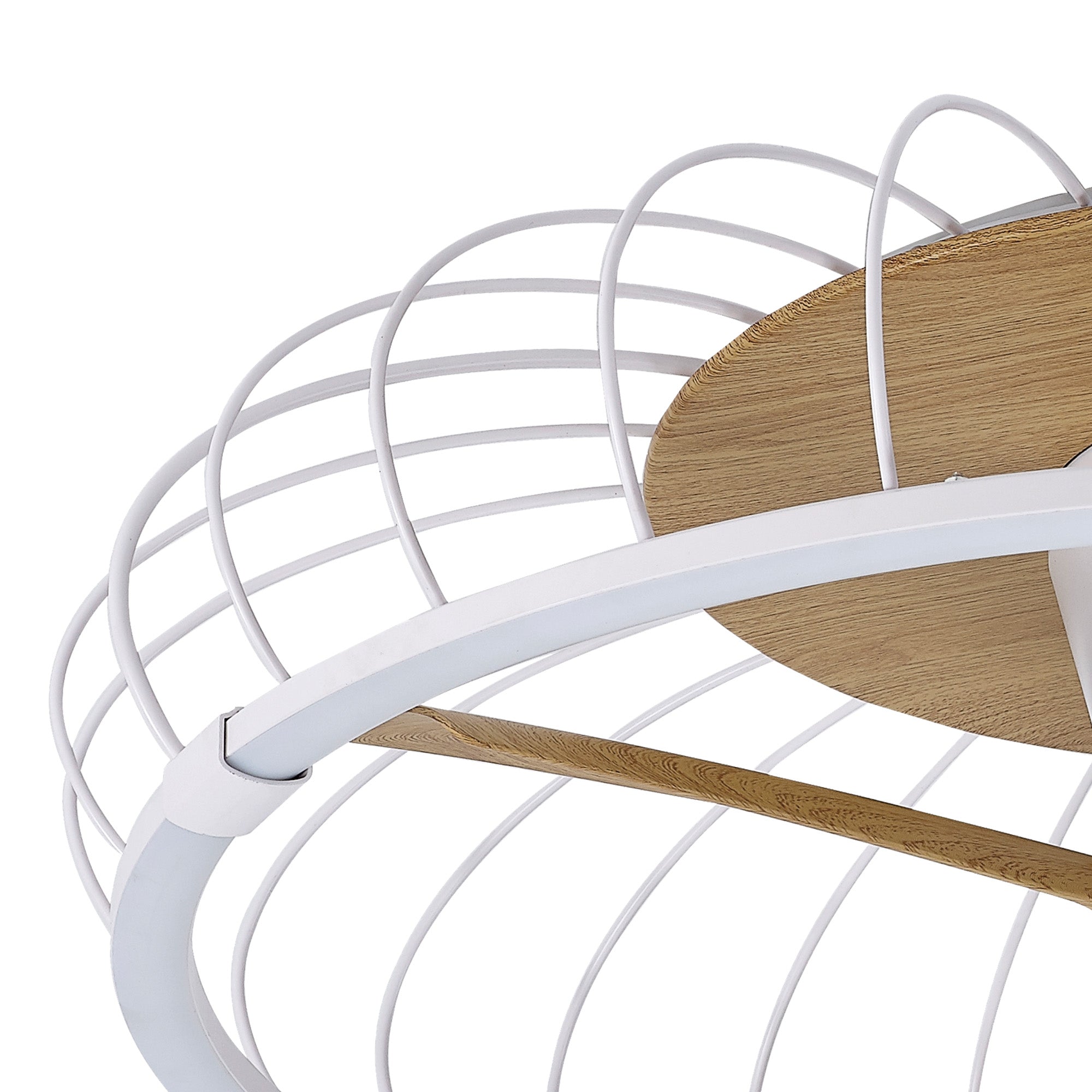 Mantra - Nature LED Dimmable Ceiling Light With Built - In Fan - Remote Control, APP Control, - Luminosity Designs Ltd