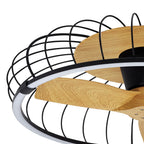 Mantra - Nature LED Dimmable Ceiling Light With Built - In Fan - Remote Control, APP Control, - Luminosity Designs Ltd