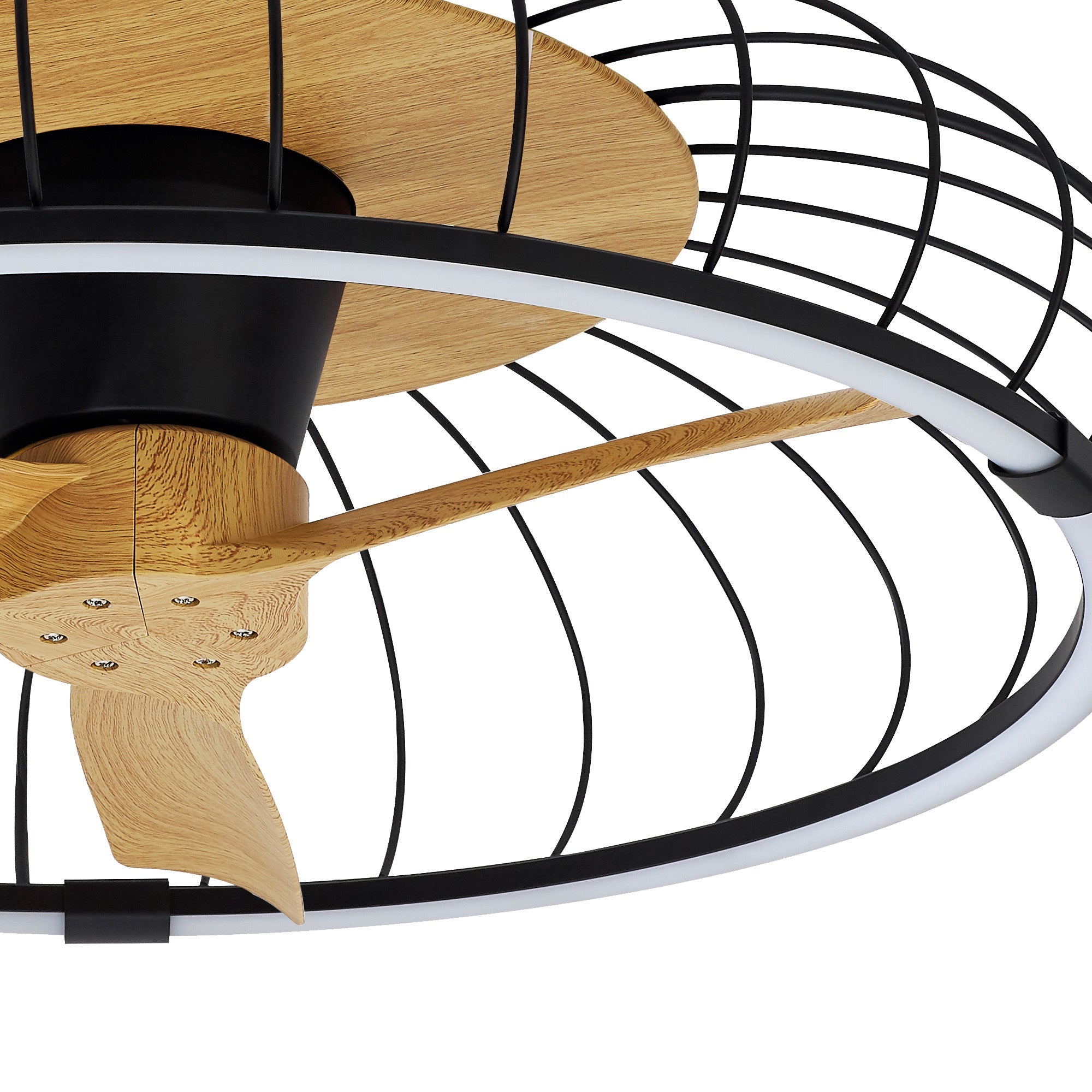 Mantra - Nature LED Dimmable Ceiling Light With Built - In Fan - Remote Control, APP Control, - Luminosity Designs Ltd