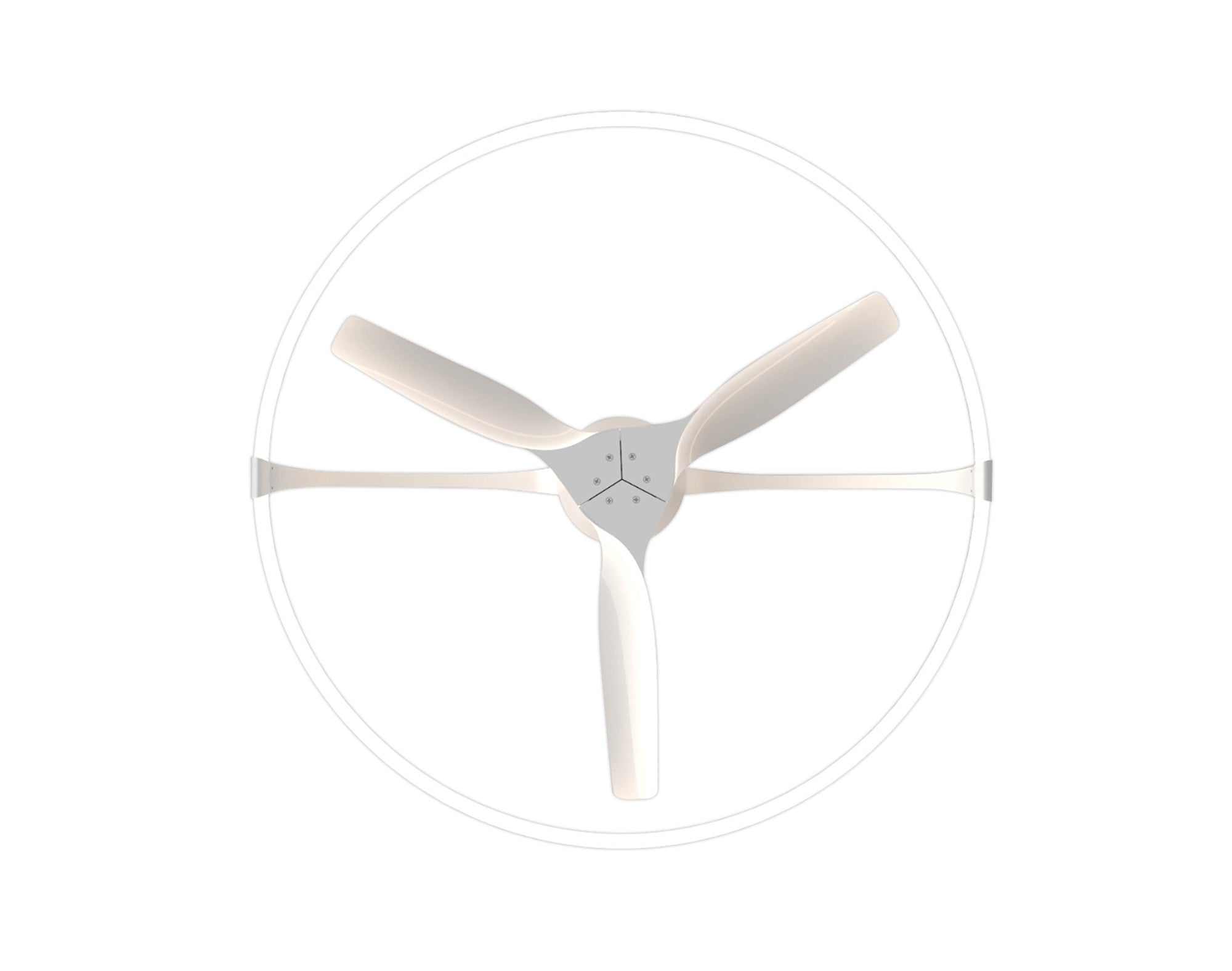 Mantra - Nepal LED Dimmable Ceiling Light With Built - In Fan - Remote Control, VOICE/APP Control, - Luminosity Designs Ltd
