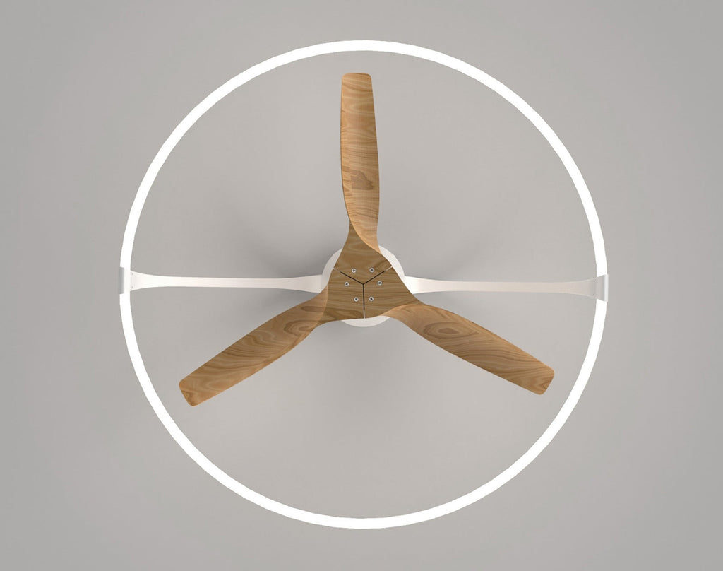 Mantra - Nepal LED Dimmable Ceiling Light With Built - In Fan - Remote Control, VOICE/APP Control, - Luminosity Designs Ltd