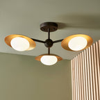 Luminosity Designs - Network 3 Light Semi Flush Fitting - Luminosity Designs Ltd