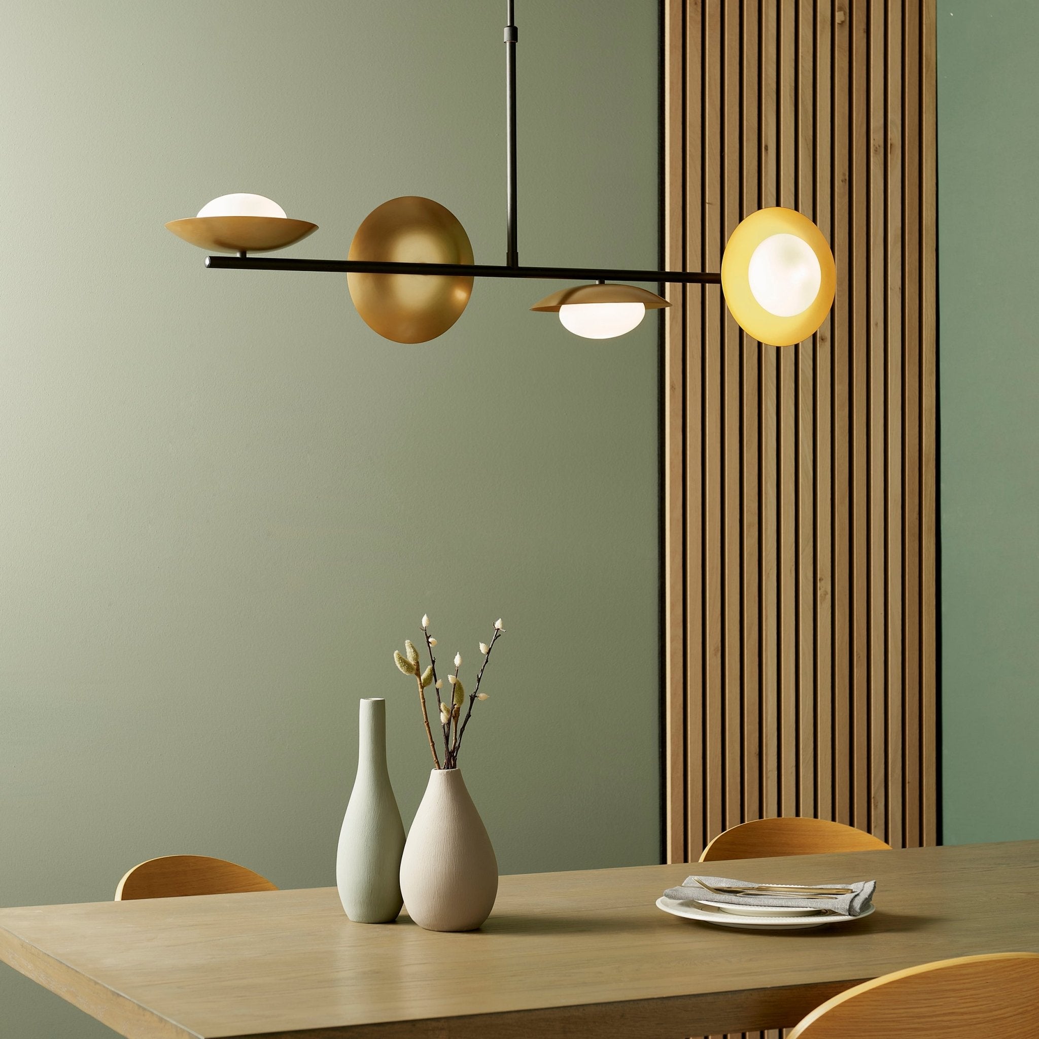Luminosity Designs - Network 4 Light Modern Bar Pendant - Luminosity Designs Ltd