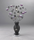 Luminosity Designs - Nevada Crystal Flower Table Lamp by Cassia Twigue - Luminosity Designs Ltd