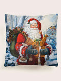Luminosity Designs - Old Saint Nick Christmas Cushion - Luminosity Designs Ltd