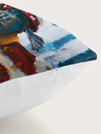 Luminosity Designs - Old Saint Nick Christmas Cushion - Luminosity Designs Ltd