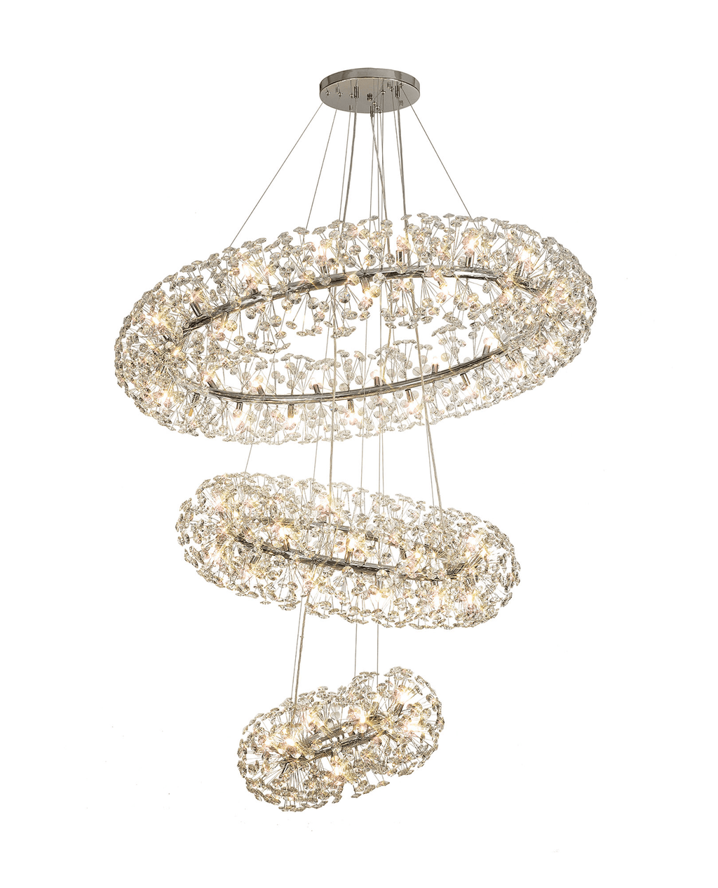 Luminosity Designs - Opulence Crystal 3 Tier Chandelier - Luminosity Designs Ltd