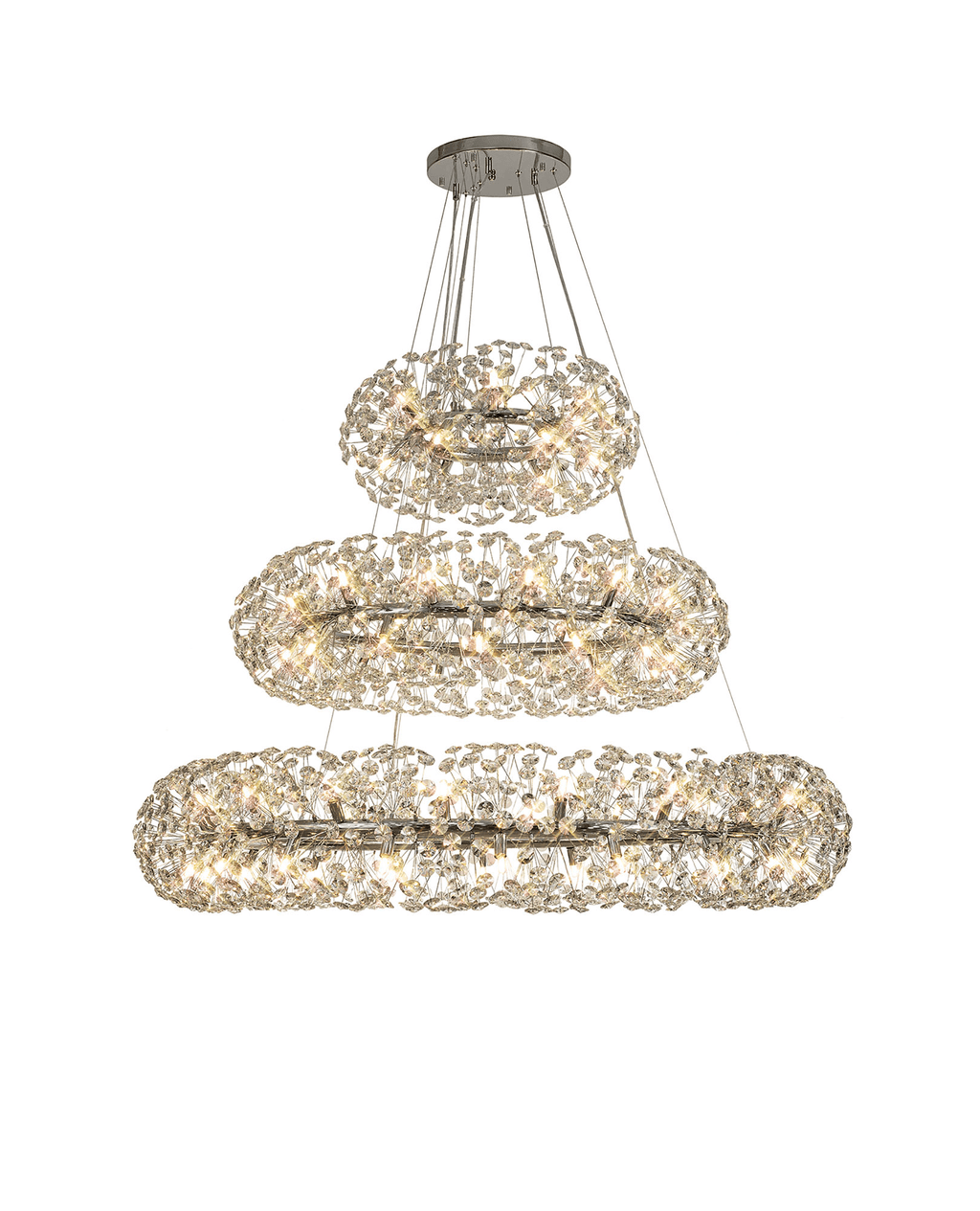 Luminosity Designs - Opulence Crystal 3 Tier Chandelier - Luminosity Designs Ltd