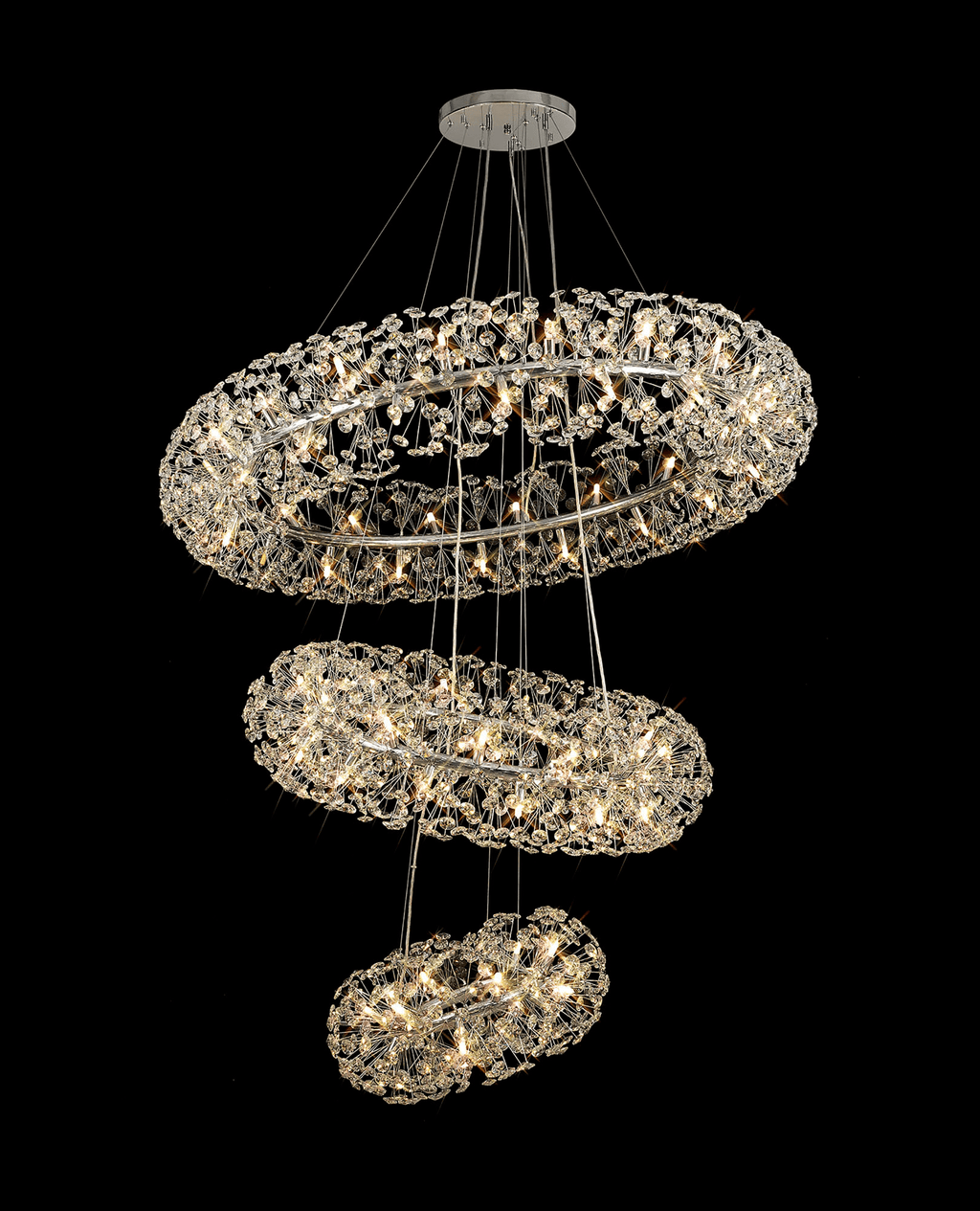 Luminosity Designs - Opulence Crystal 3 Tier Chandelier - Luminosity Designs Ltd