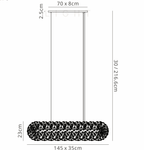 Luminosity Designs - Opulence Crystal Bar - Luminosity Designs Ltd