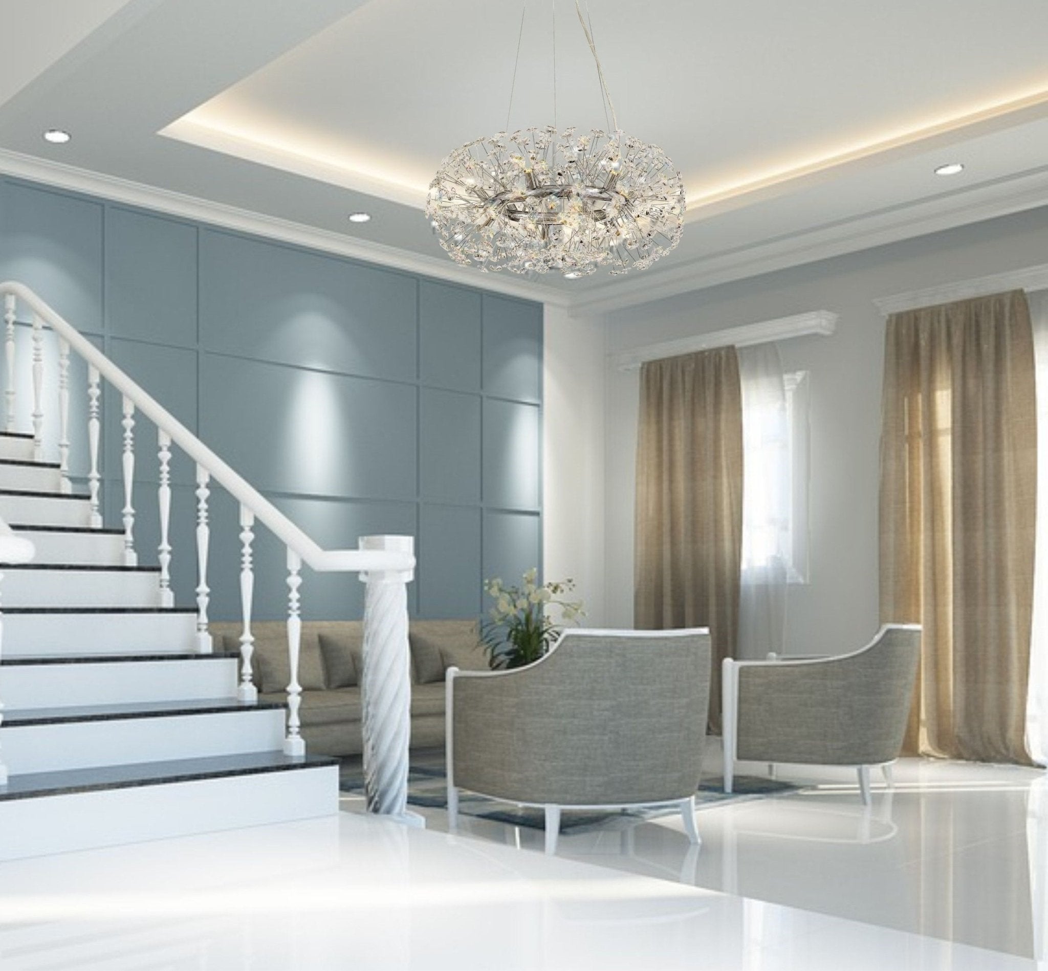 Luminosity Designs - Opulence Crystal Pendant - Luminosity Designs Ltd