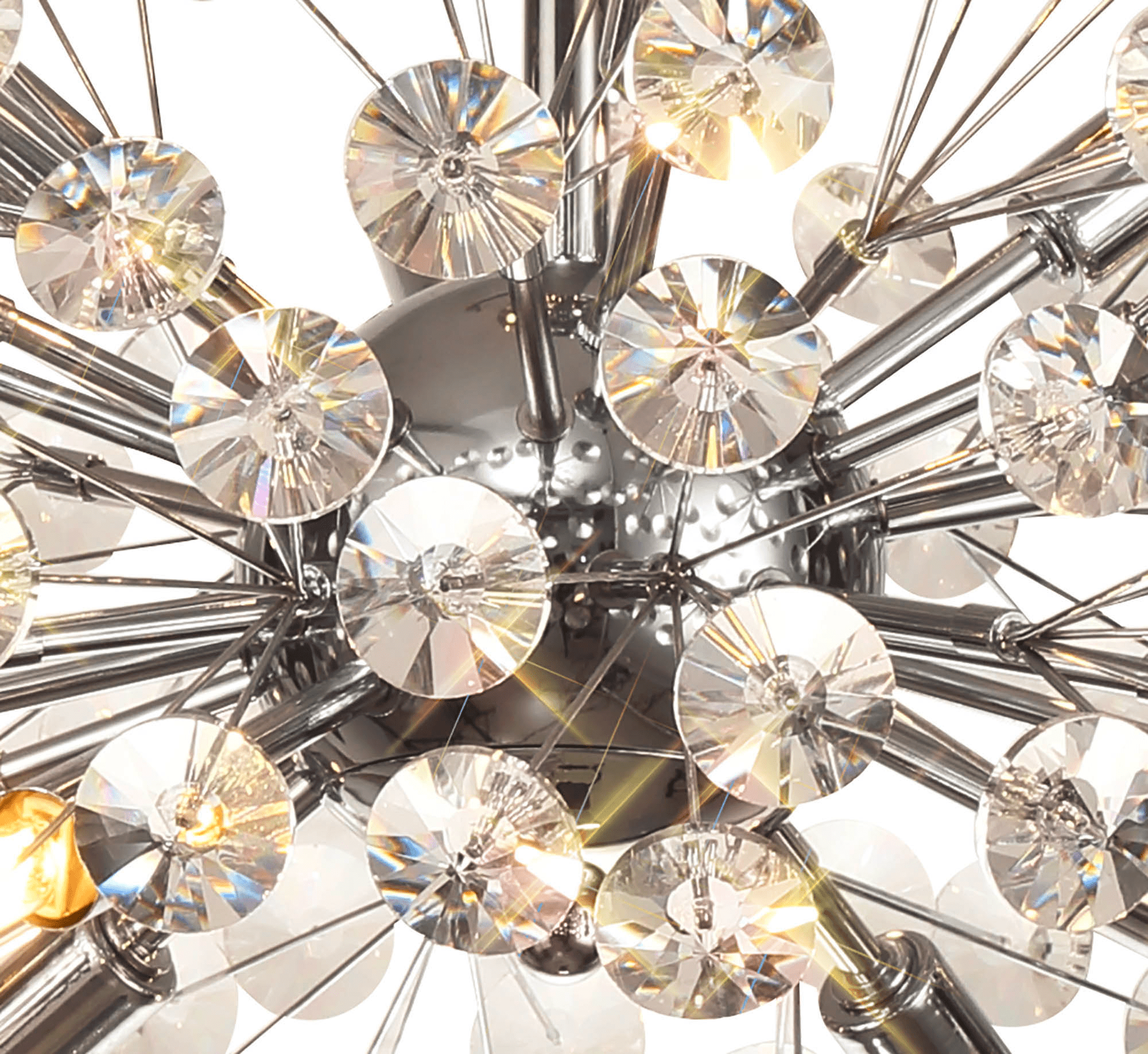 Luminosity Designs - Opulence Crystal Semi Flush - Luminosity Designs Ltd