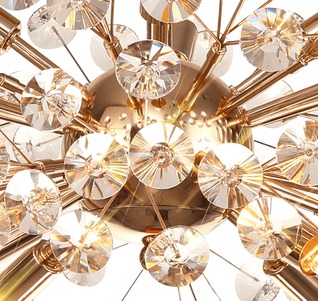 Luminosity Designs - Opulence Crystal Semi Flush - Luminosity Designs Ltd