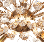 Luminosity Designs - Opulence Crystal Semi Flush - Luminosity Designs Ltd