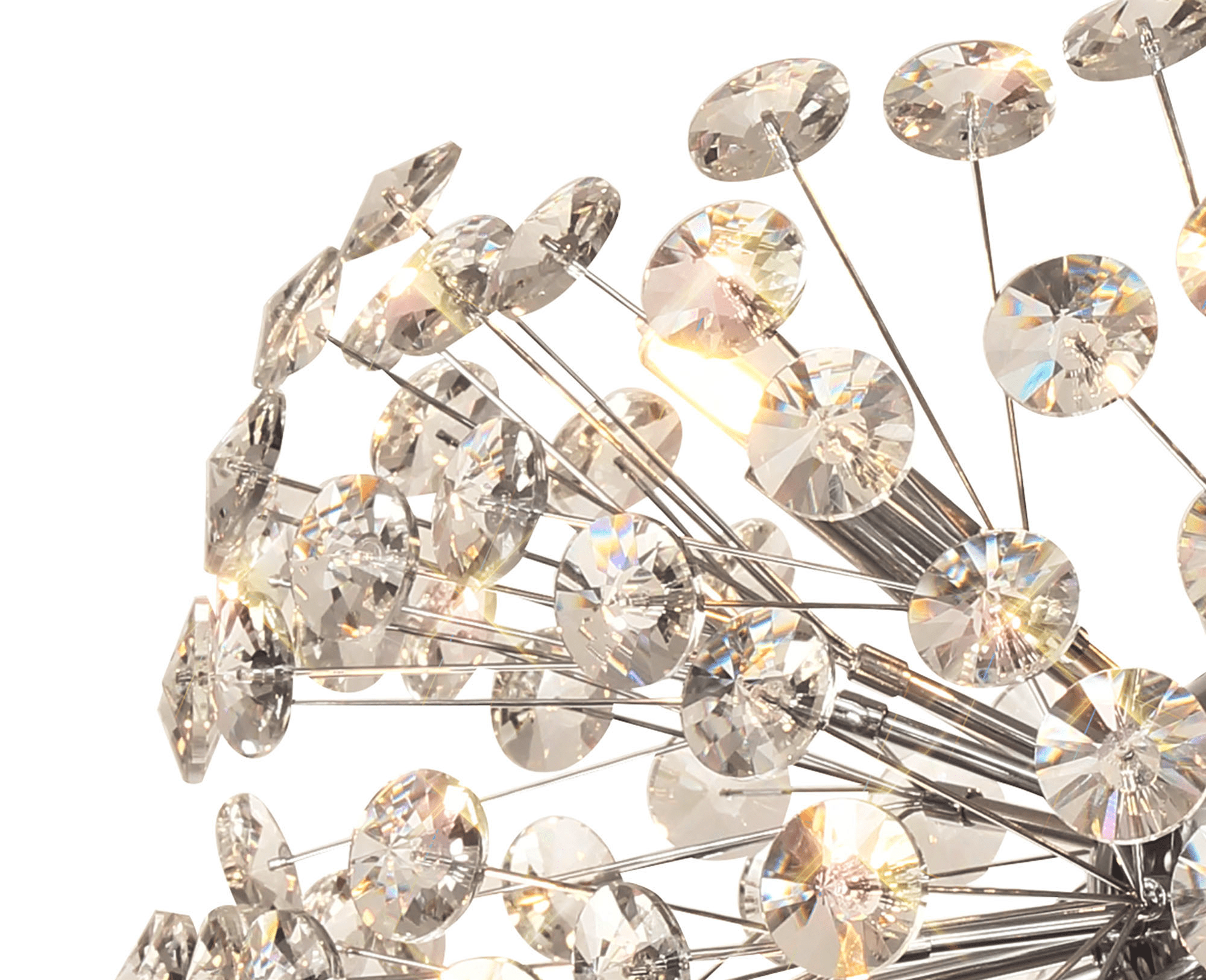 Luminosity Designs - Opulence Crystal Semi Flush - Luminosity Designs Ltd