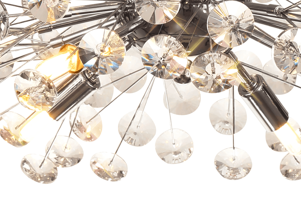 Luminosity Designs - Opulence Crystal Semi Flush - Luminosity Designs Ltd