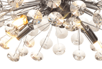 Luminosity Designs - Opulence Crystal Semi Flush - Luminosity Designs Ltd