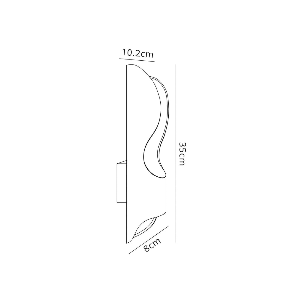 Luminosity Designs - Organ Curved Wall Light - Luminosity Designs Ltd