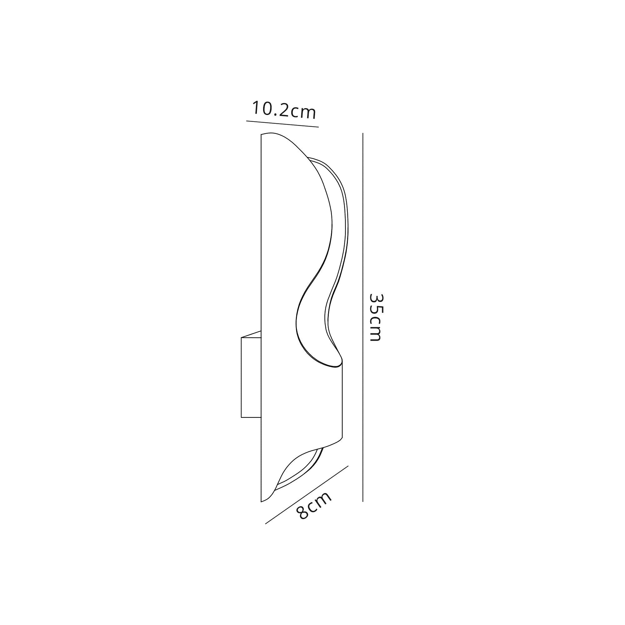 Luminosity Designs - Organ Curved Wall Light - Luminosity Designs Ltd