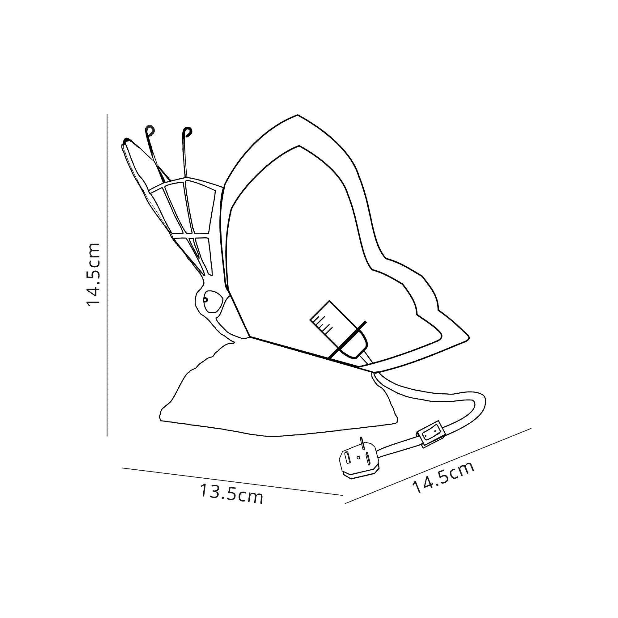 Luminosity Designs - Papillion Tiffany Table Lamp - Luminosity Designs Ltd
