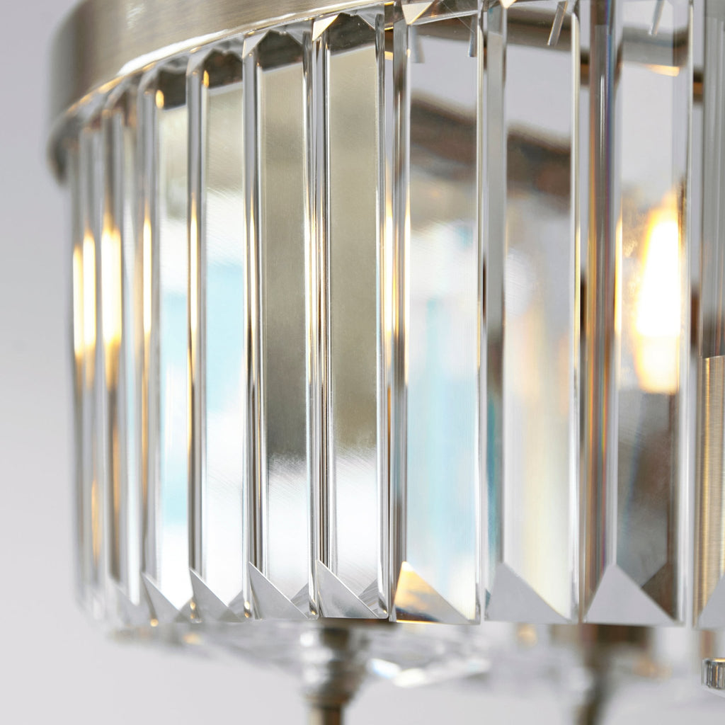 Luminosity Designs - Paris 3 Light Semi Flush Fitting - Luminosity Designs Ltd