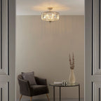 Luminosity Designs - Paris 3 Light Semi Flush Fitting - Luminosity Designs Ltd
